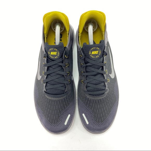 Nike Men's Free RN 2018 Black Running Shoes - Picture 8 of 10